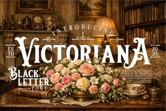 Unlock Victorian Elegance with the Victoriana Font