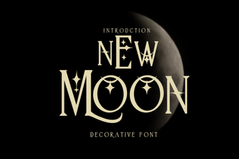 New Moon Font: Aesthetic Typography for Modern Projects