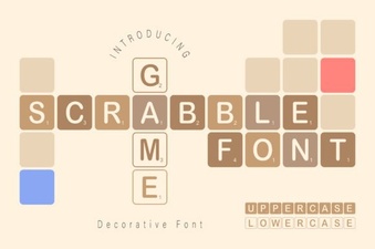 Designing Fonts for Scrabble Game Boards