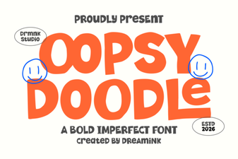 Oopsy Doodle Font: Casual Creativity & Playful Design