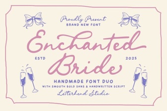 Design with the Enchanted Bride Font
