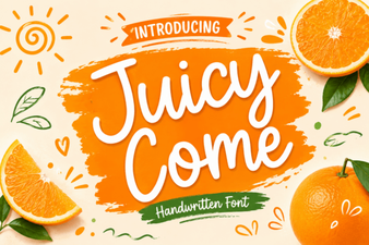 Juicy Come Font: Creative Typography Projects & Ideas