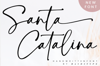 Santa Catalina Font Inspiration & Projects