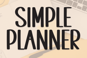 Fresh Fonts for Your Simple Planner Designs