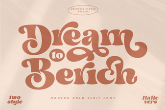 Dream to Berich: a Unique Script Font for Creatives